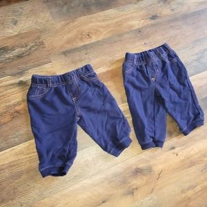Matching Twin Boy Jean Leggings